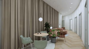 3D-plaatjes verbouwing 2e verdieping Ceres in Heesch